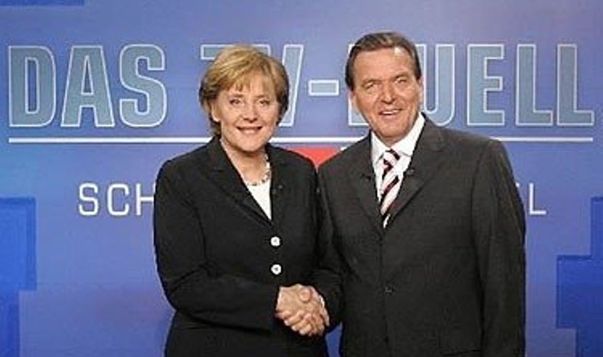 A.Merkel ir G.Schroeder