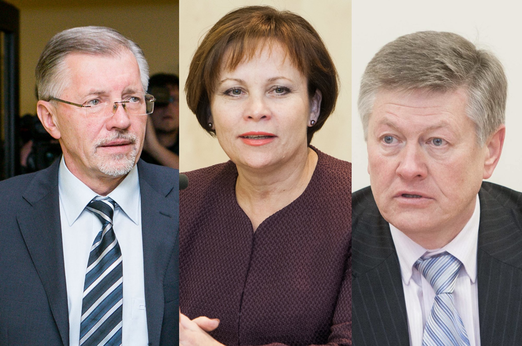 Gediminas Kirkilas, Rasa Juknevičienė, Artūras Paulauskas