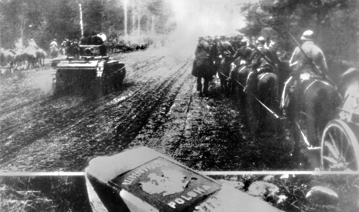 Raudonoji armija 1939 m. rugsėjo 17 d. peržengia Lenkijos sieną.