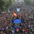Bankoke jėgas demonstruoja protestuotojų prieš vyriausybę ir rojalistų minios