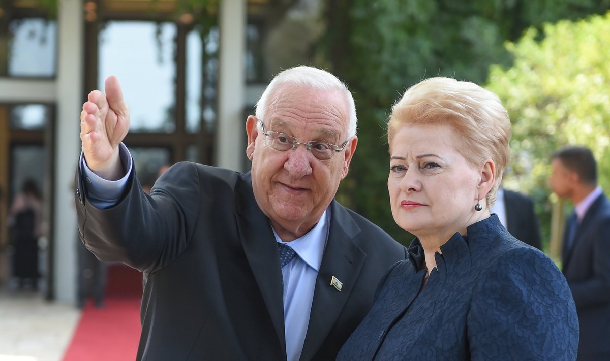 President Grybauskaitė meets with Israeli President Reuven Rivlin