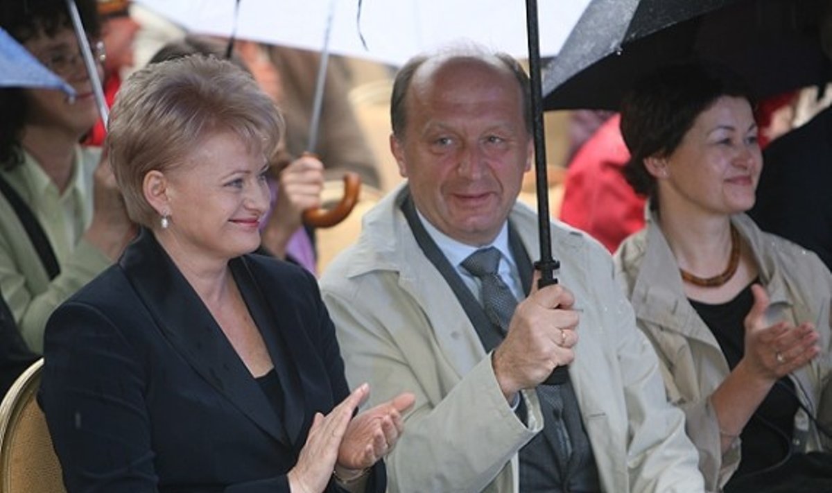 Dalia Grybauskaitė, Andrius Kubilius su žmona Rasa