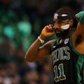 „Kaukėtas“ Irvingas lygos lyderę „Celtics“ vedė į pergalę prieš „Suns“ ekipą