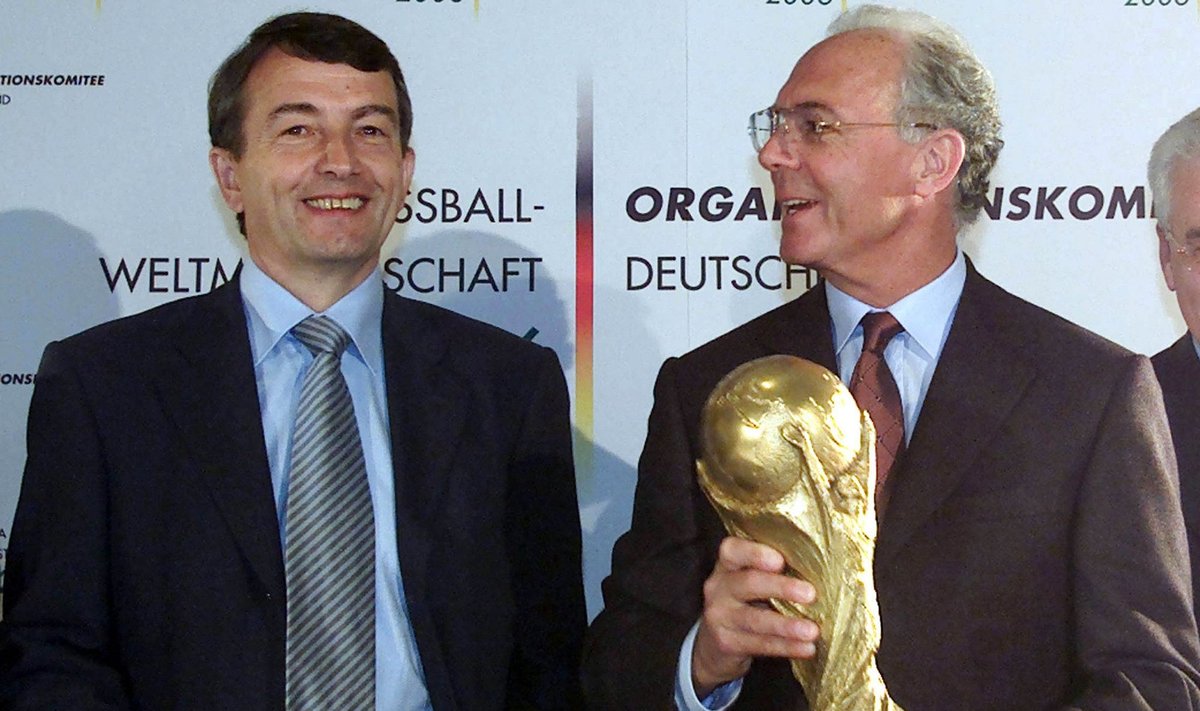 Wolfgangas Niersbachas ir Franzas Beckenbaueris