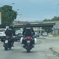 Инцидент с участием полиции: полицейские повредили рабочие мотоциклы и уехали?