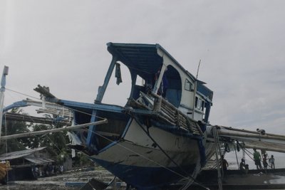 Taranuotas ir nuskandintas Filipiniečių laivas „FB Gimber 1“