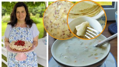 Kristina dalijasi 3 močiutės receptais – pieniška daržovių sriuba, rauginti grybai ir blynai su bulviniu padažu verti aukso fondo