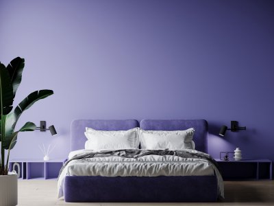 Violetinė spalva namuose