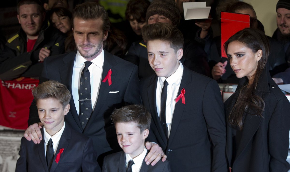 Victoria Beckham, David Beckham, vaikai, sūnus