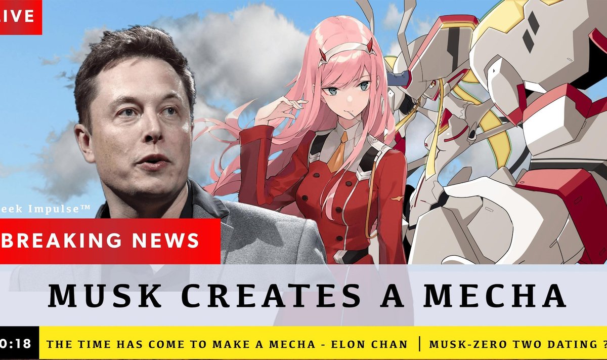 Elonas Muskas / GeekImpulse montažas