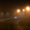 Naktį eismo sąlygas sunkins rūkas