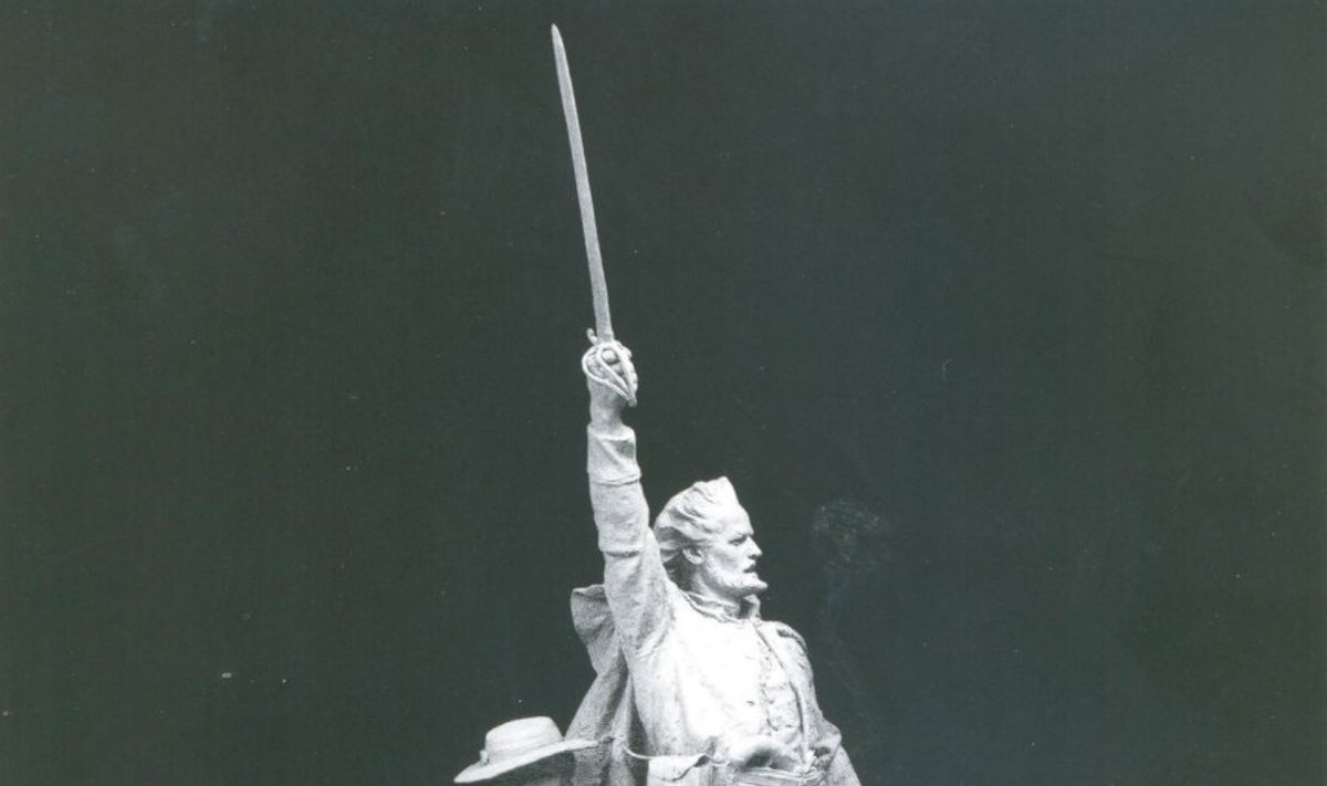 K.Bogdano skulptūrinė kompozicija „1863 m. valstiečių sukilimas Lietuvoje“, 1956 m.