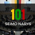 Ar pritariate Seimo narių skaičiaus sumažinimui nuo 141 iki 101?