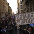 Tūkstančiai Barselonos gyventojų reikalauja įsileisti daugiau pabėgėlių iš karo draskomų šalių