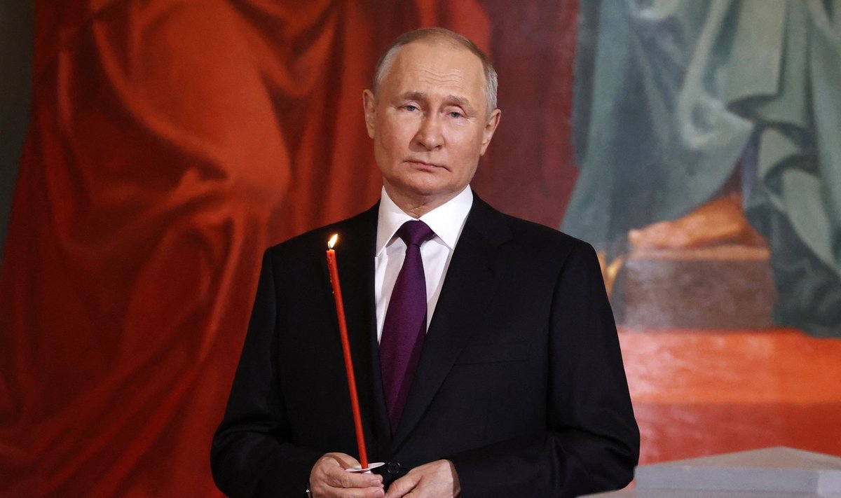 V. Putinas šventė stačiatikių Velykas