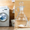 5 priežastys, kodėl skalbiant verta naudoti actą