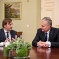 Nausėda susitiko su išrinktuoju Vilniaus universiteto rektoriumi