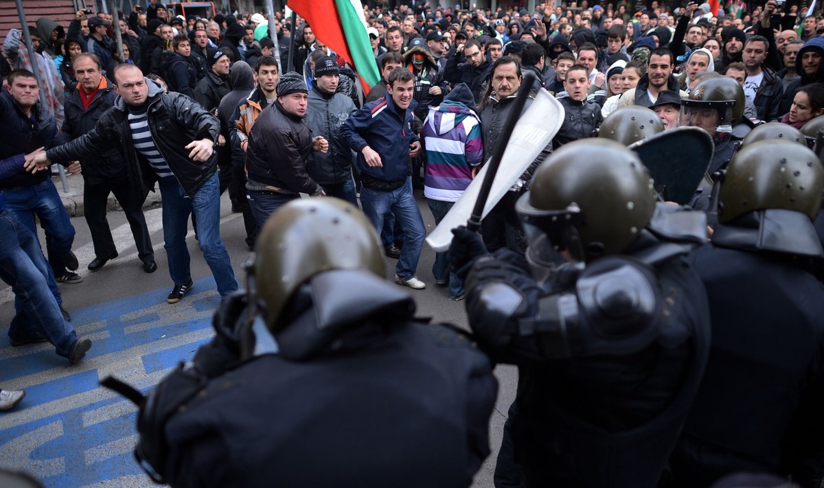 Bulgarijoje vyko protestai prieš dideles sąskaitas už elektrą