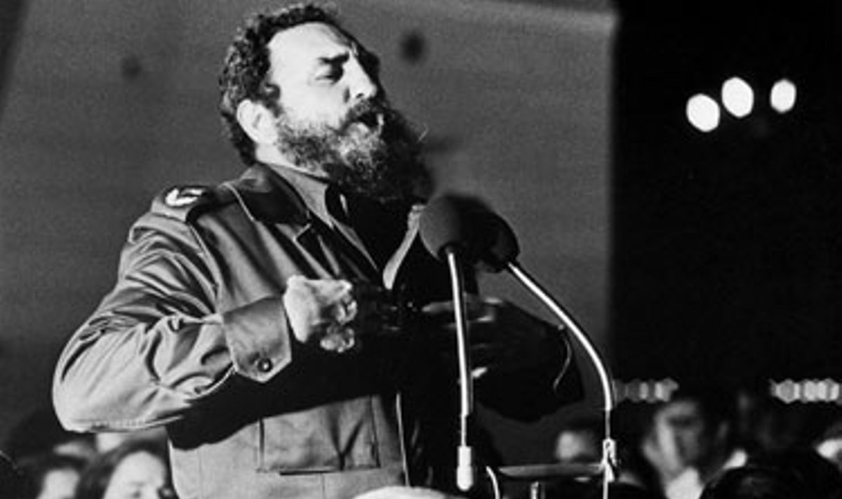 Fidelis Castro susitikime su visuomene 1978 metais