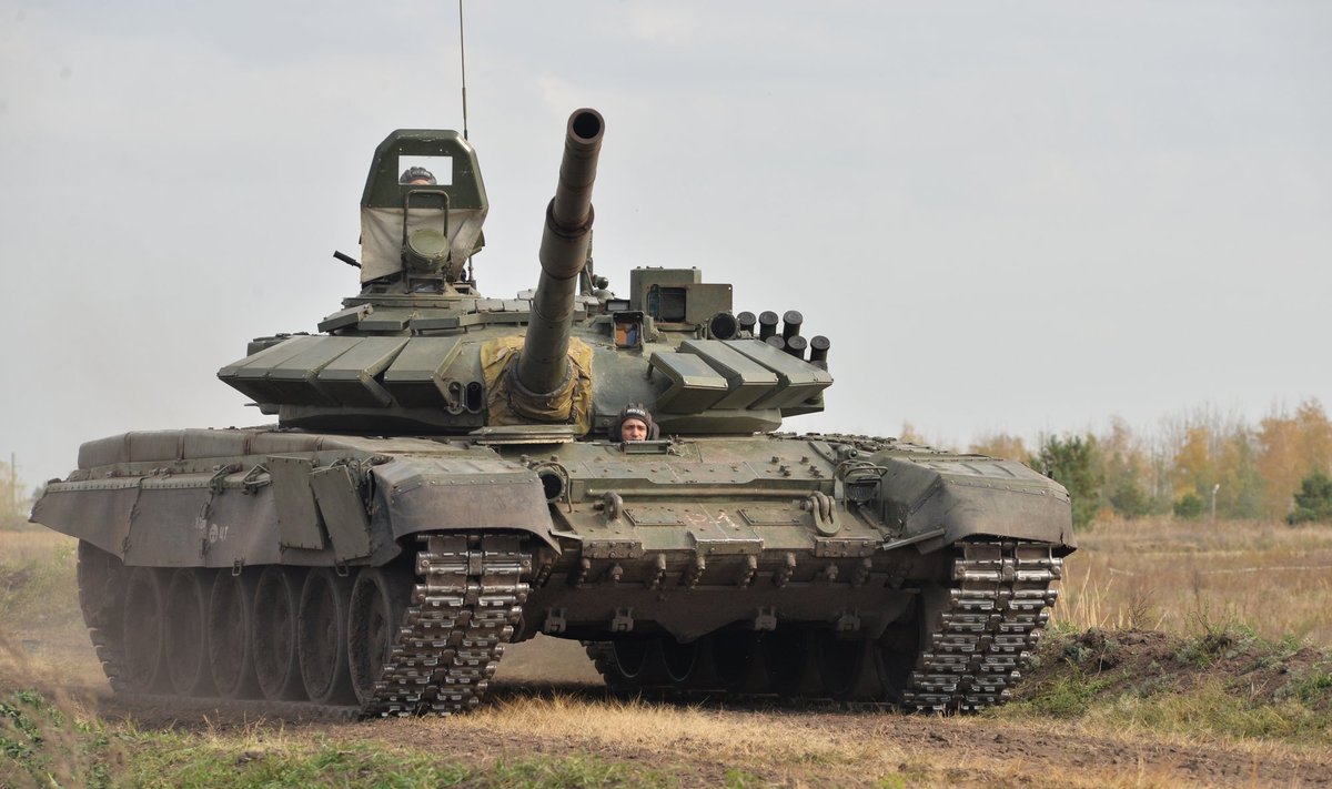 Rusiškas T-72B3 tankas