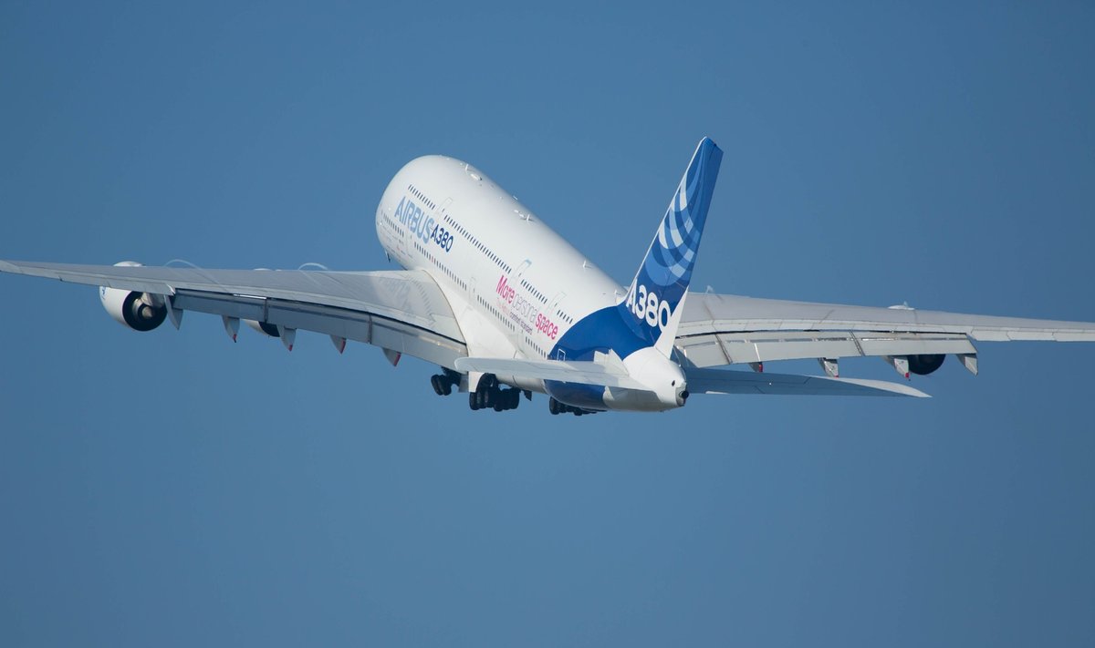 Didžiausias pasaulyje keleivinis lėktuvas Airbus A380