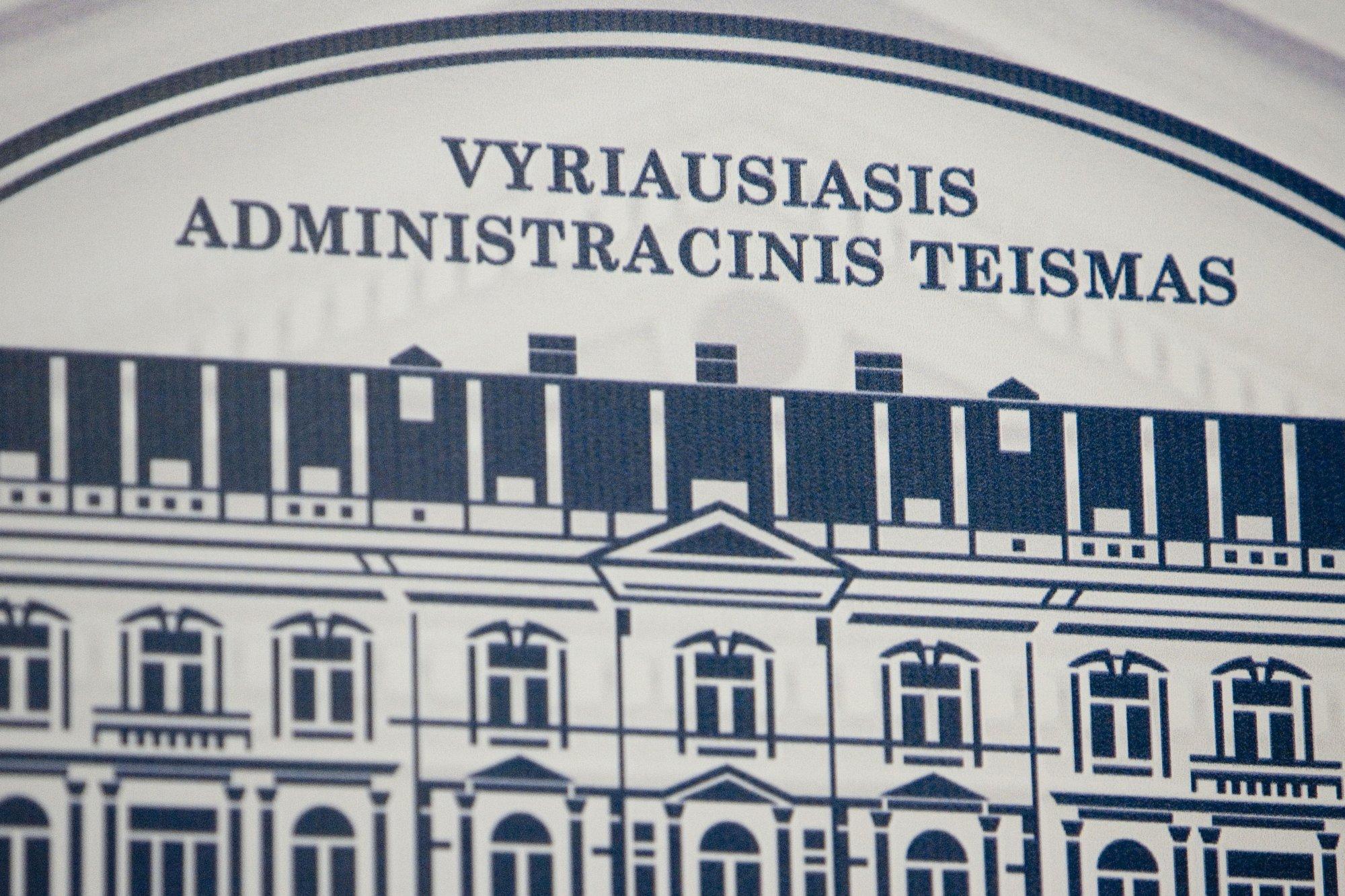 Seimas Neperims Vyriausiojo Administracinio Teismo Pirmininko Ir ...