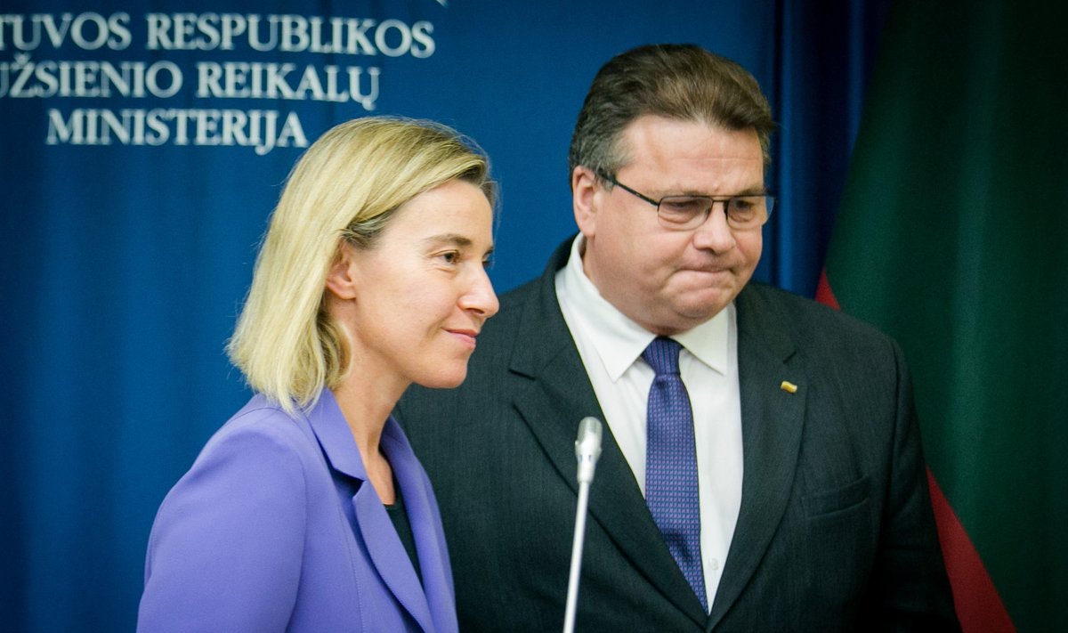 Federica Mogherini ir Linas Linkevičius