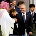 Putino ir Saudo Arabijos kronprinco pasisveikinimas sukėlė audrą internete