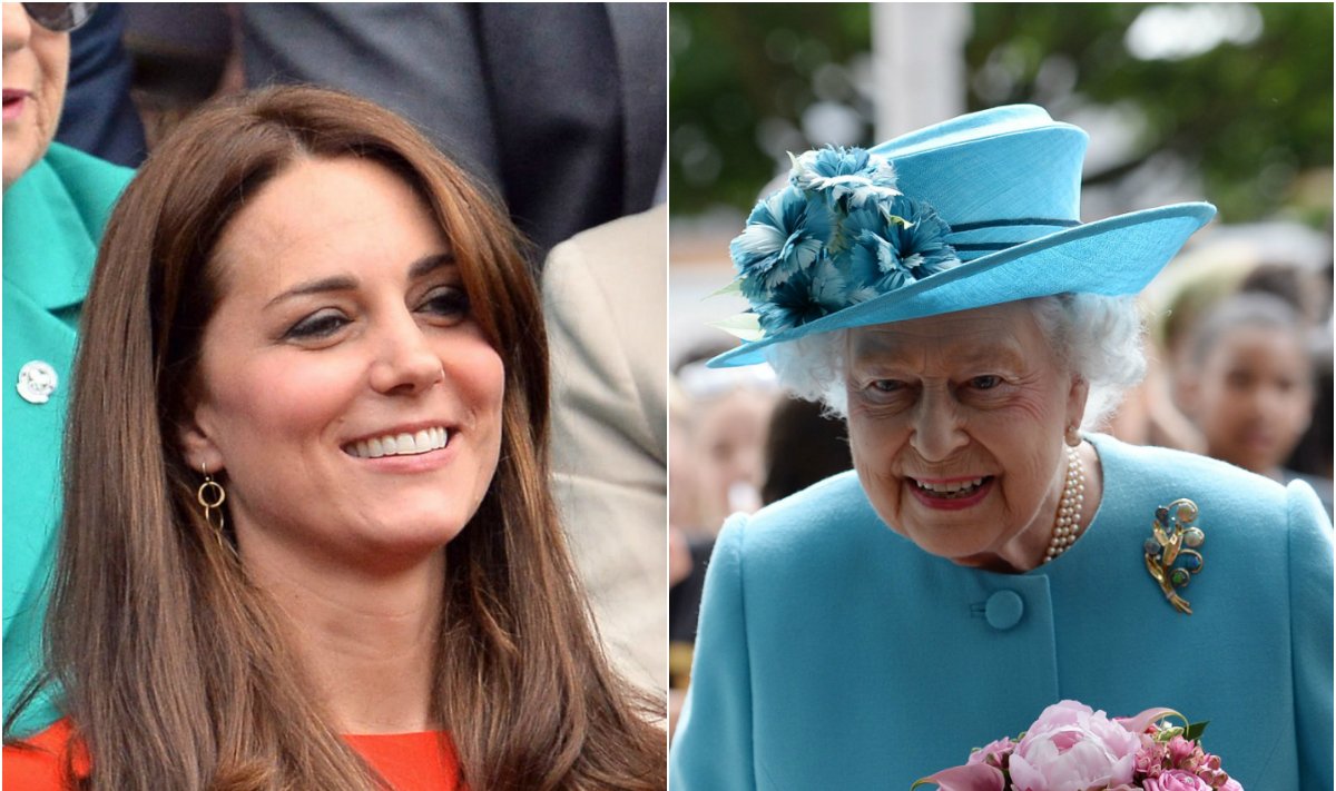 Kate Middleton ir karalienė