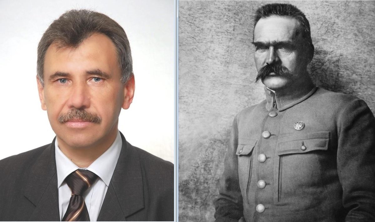 Zbigniew Jedziński i Józef Piłsudski