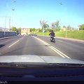 Pavojingos motociklininko gaudynės Vilniuje: paviešintas vaizdo įrašas