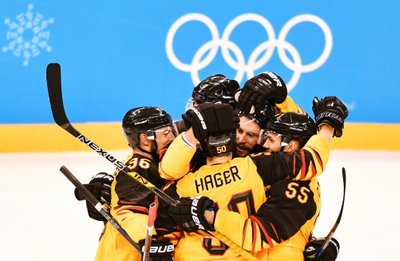 Pjongčango olimpiados ledo ritulio pusfinalis: Kanada – Vokietija