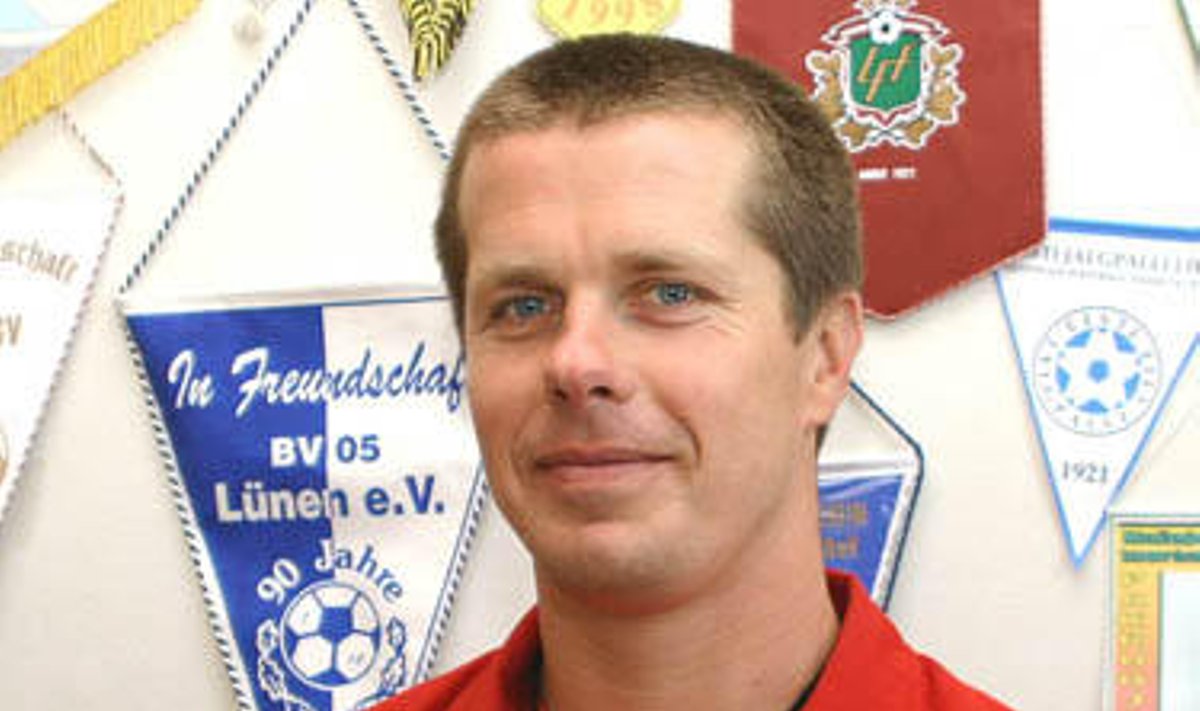 FK "Ekranas" vyr. treneris Darius Butkus