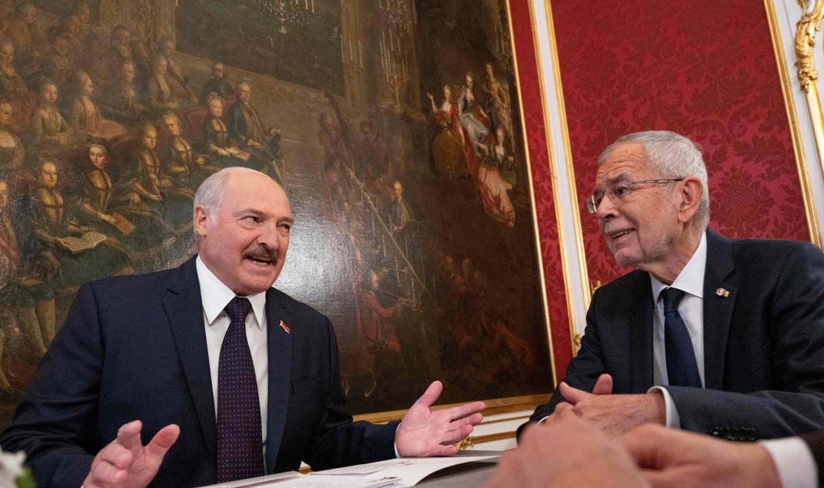 Austrijoje viešintis A. Lukašenka