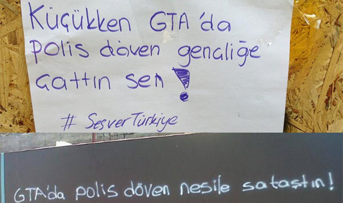 GTA w tureckich zamieszkach. Foto. kotaku.com