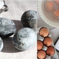 Išmėginkite itin paprastą, bet efektingą margučių dažymo būdą – „akmeniniams“ kiaušiniams prireiks gerai žinomo ingrediento