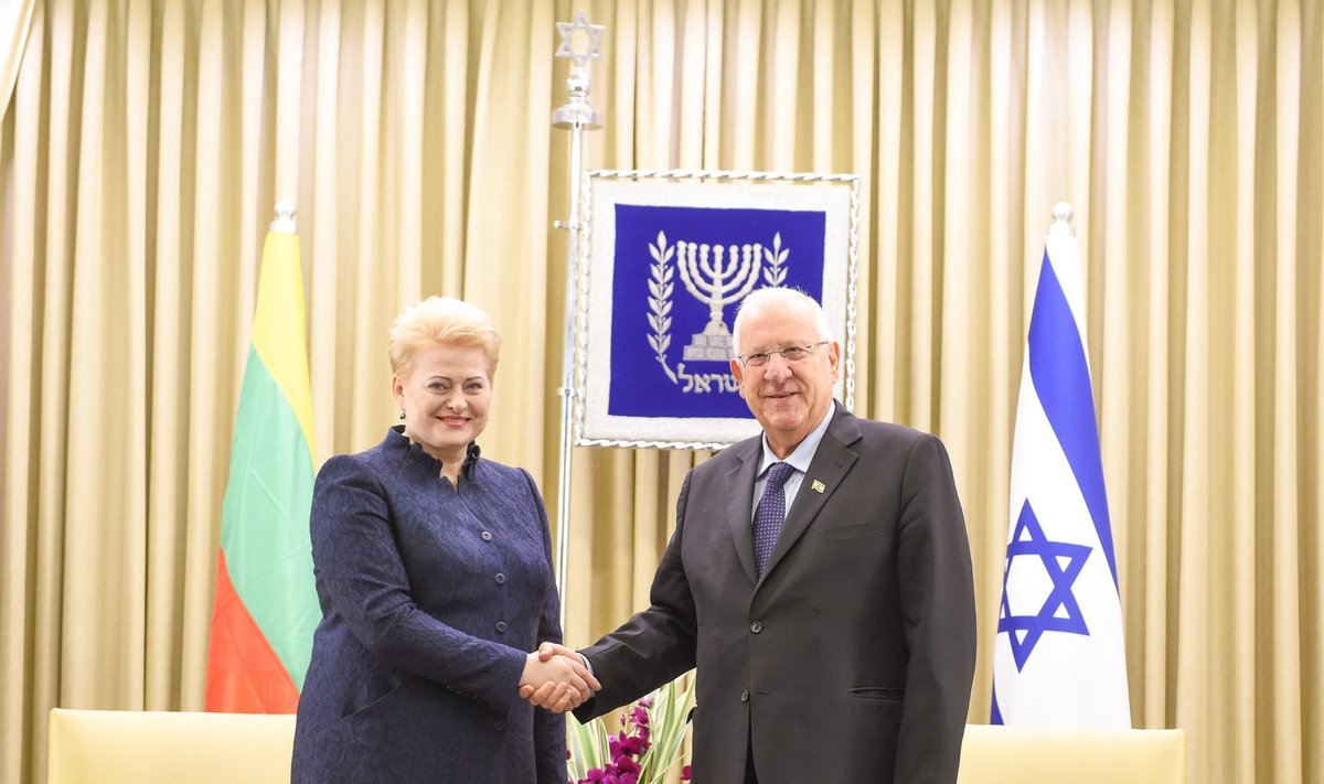 President Grybauskaitė meets with Israeli President Reuven Rivlin 