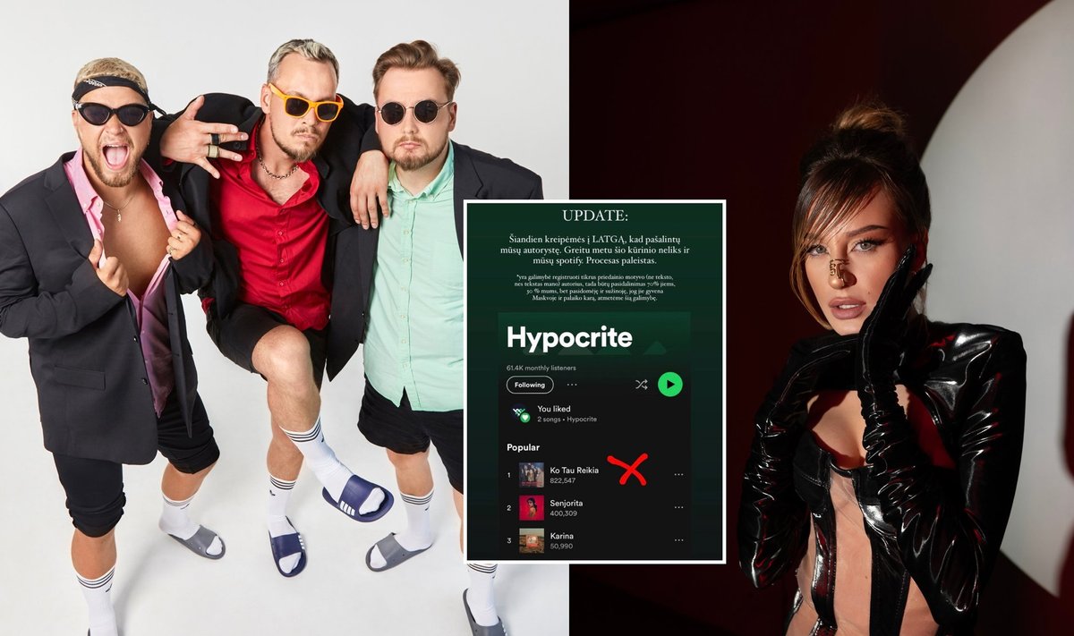 Grupė „Hypocrite“, Edgaro Bechterio žinute, Adrina / Ilmio Cerkaseninovo, Maksim Vilčinskij, Instagram nuotr. 