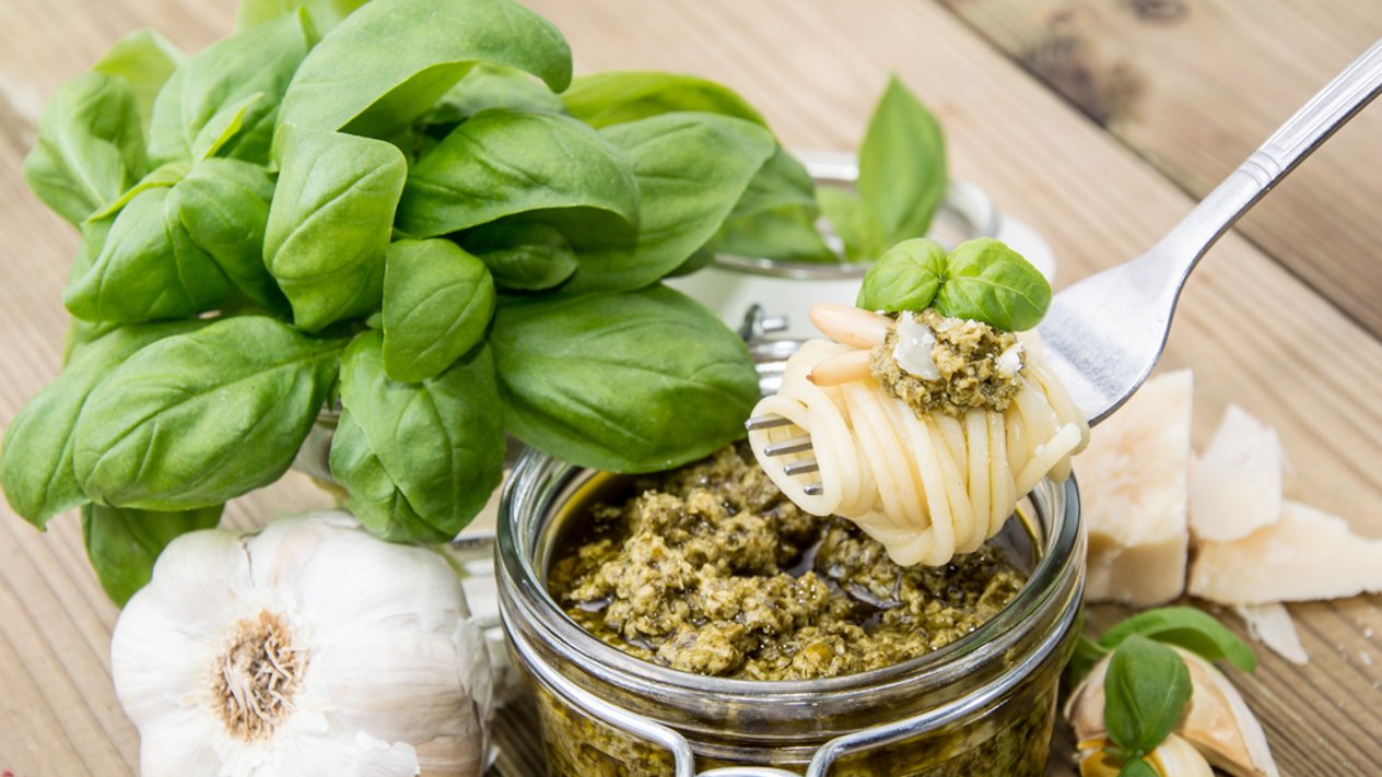 Pesto padažas makaronams