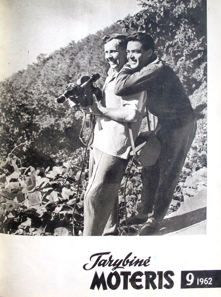 Ant 1962 m. rugsėjo „Moters“ viršelio - A. Nikolajevas ir P. Popovičius 