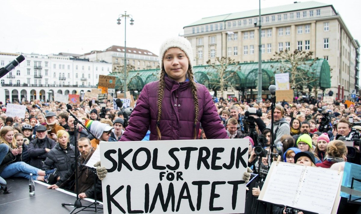 Greta Thunberg ir protestai už klimatą