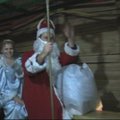 Kalėdų senelis netikėtai apsilankė vienoje Lenkijos druskos kasykloje