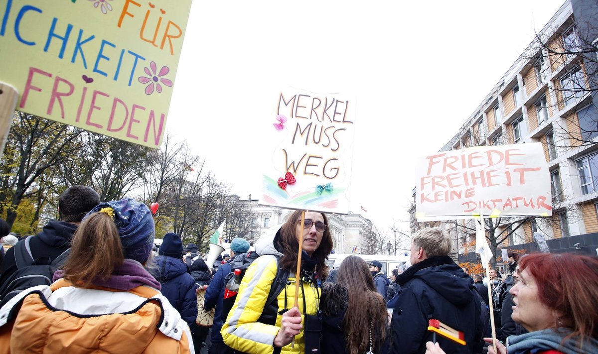 Protestai Berlyne