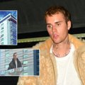 Atsitiktinumo dėka Justinas Bieberis reklamos stende atrodo tarsi be kelnių: internautai plyšta juokais dėl „dailių kojyčių“