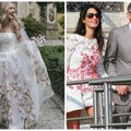 G. Clooney vestuves išvydusi L. Dzelzytė prisiminė savąsias: visur tos pačios mados
