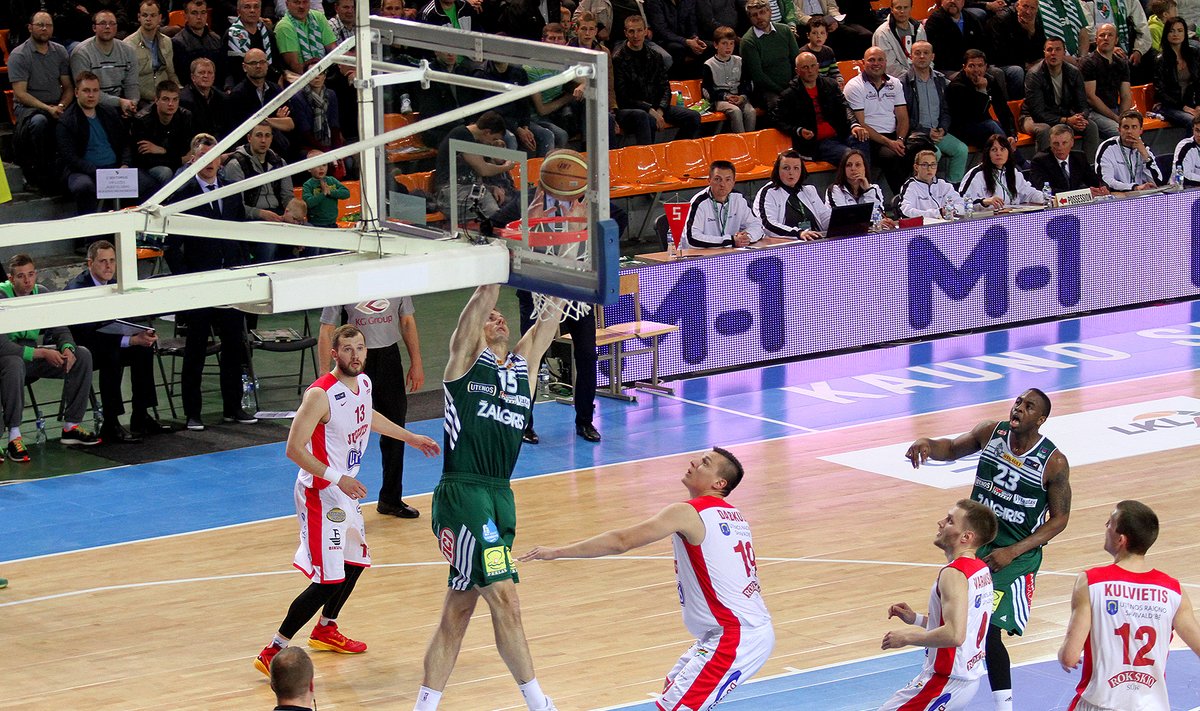 LKL pusfinalis. Kauno "Žalgiris" - Utenos "Juventus"