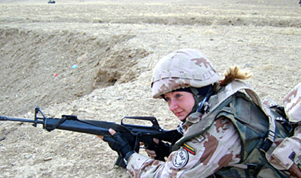Lietuvos kariūnė Afganistane Kontrimavičiūtė