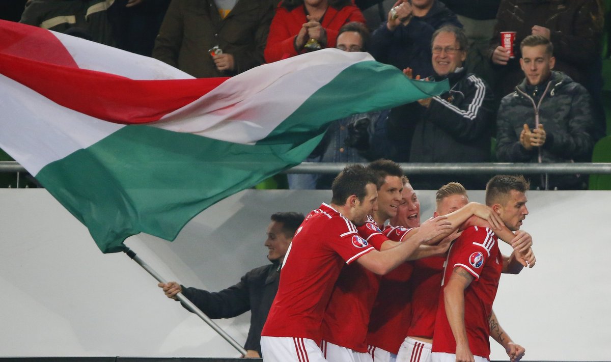 Vengrijos futbolininkų triumfas