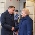 Po Grybauskaitės ir Dudos susitikimo – pagyros šiltėjantiems santykiams ir dėmesys lenkų mažumai