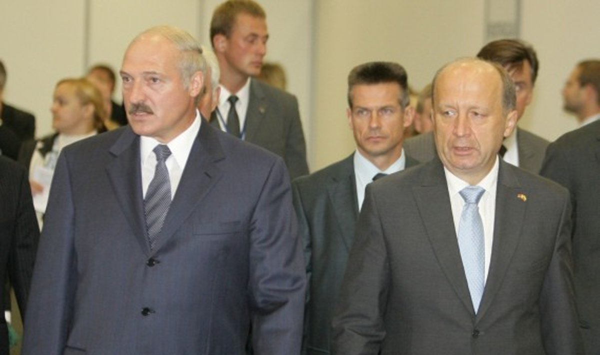 Александр Лукашенко и Андрюс Кубилюс